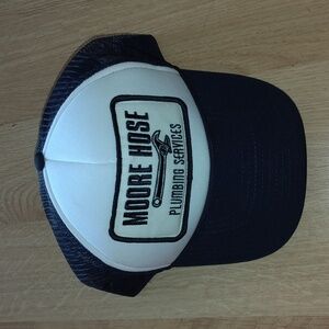 Moore Hose Plumbing Services Stitched Patch Trucker Mesh Snapback Hat
